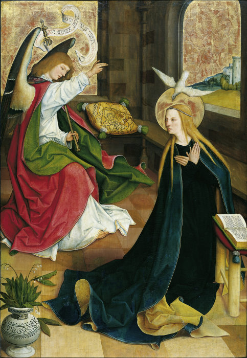 Verkündigung an Maria von Meister des Pfullendorfer Altars