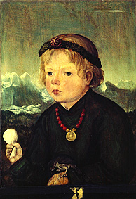 Bildnis eines Kindes aus der Familie Thenn von Meister (Salzburger von 1516)
