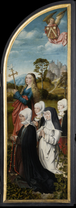 Hl. Margarethe mit den Stifterinnen von Meister von Frankfurt