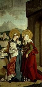 Die Begegnung von Maria und Anna. von Meister von Messkirch