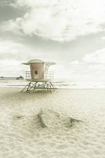 KALIFORNIEN Imperial Beach - Turm der Rettungsschwimmer | Vintage 2020