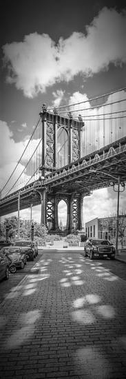 NEW YORK CITY Manhattan Bridge | Panorama vertikal 