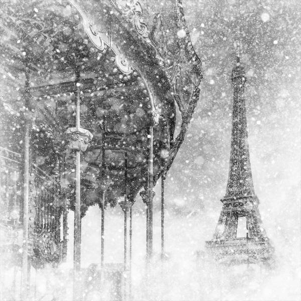 Typisch Paris | märchenhafter Winterzauber am Eiffelturm von Melanie Viola