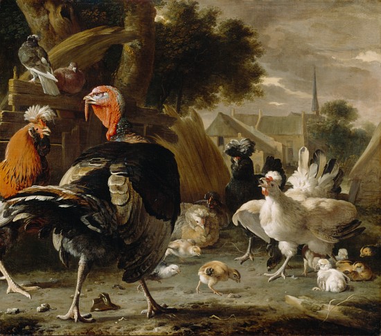 Poultry Yard von Melchior de Hondecoeter