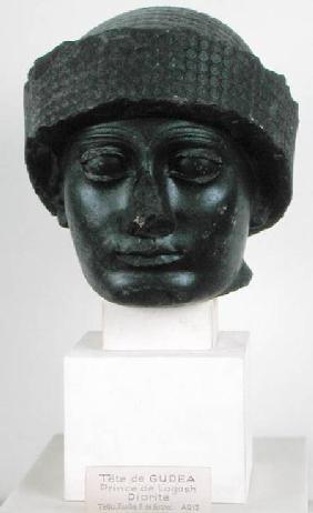 Head of Gudea, Prince of Lagesh, from Telloh (ancient Girsu) Neo-Sumerian c.2150 BC