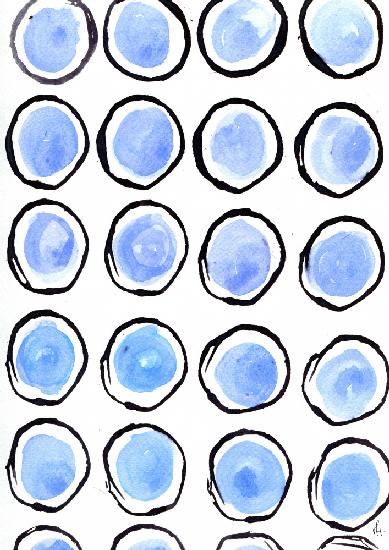 Blaue Kreise