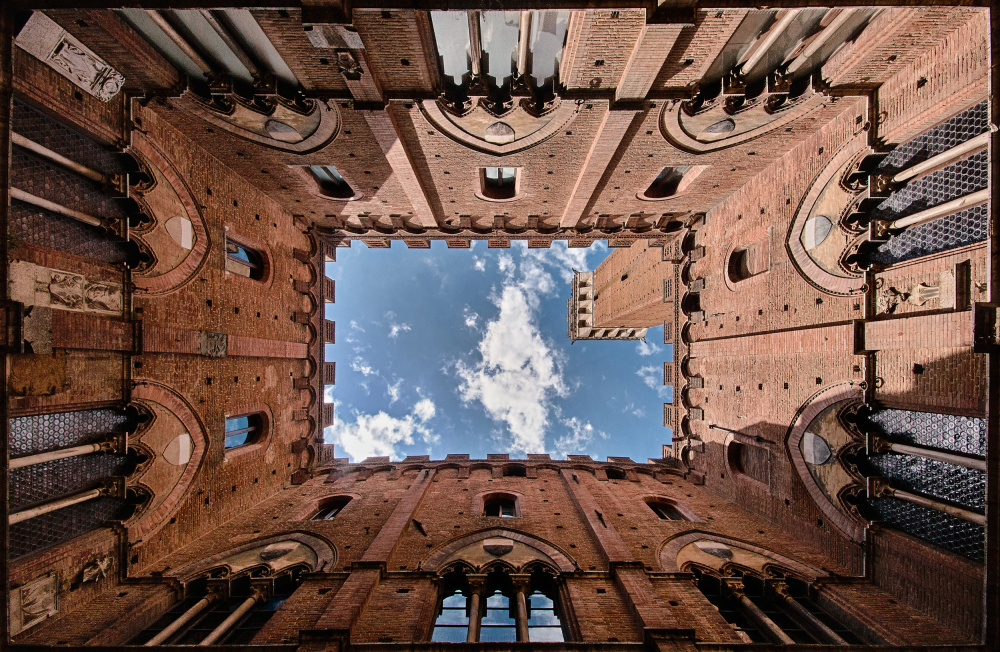 Blick auf den Torre del Mangia von Michael Echteld