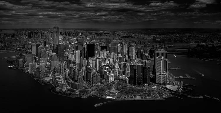 Manhattan - bird's eye view von Michael Jurek