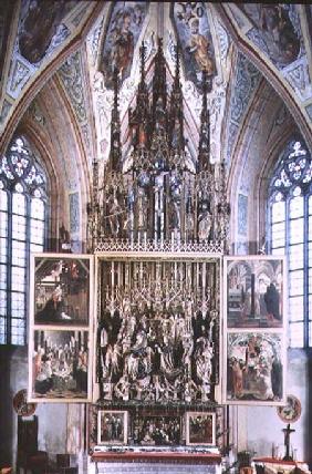 The St. Wolfgang Altarpiece (second opening) 1471-81 (wood with polychromy