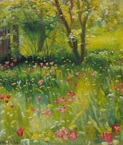 Der Frühlingsgarten von Michael Peter Ancher