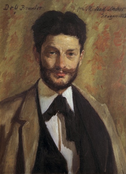 Georg Brandes von Michael Peter Ancher