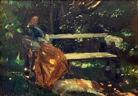 Anna Ancher im Garten
