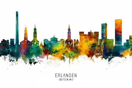 Erlangen Deutschland Skyline