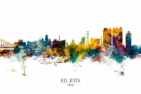 Kolkata (Kalkutta) Indien Skyline