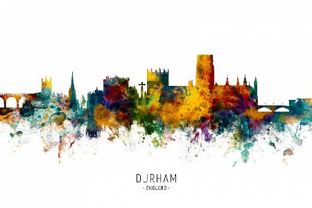 Skyline-Stadtbild von Durham,England