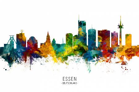 Skyline von Essen,Deutschland
