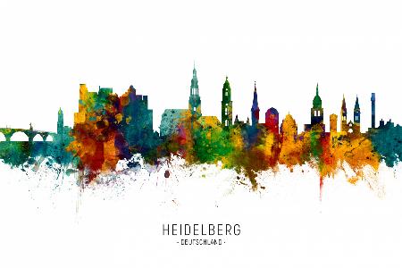 Skyline von Heidelberg,Deutschland
