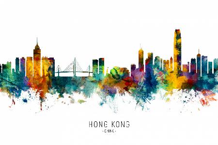 Skyline von Hongkong,China