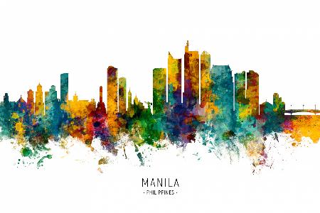Skyline von Manila,Philippinen