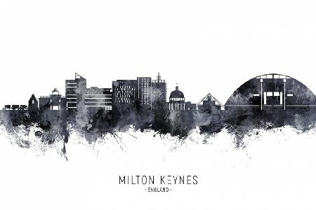 Skyline von Milton Keynes,England