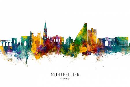 Skyline von Montpellier,Frankreich