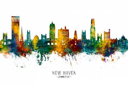 Skyline von New Haven,Connecticut