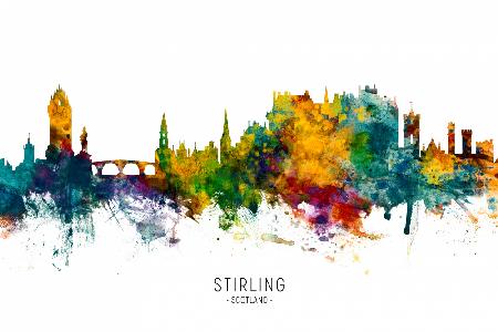 Skyline von Stirling,Schottland