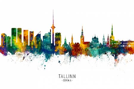 Skyline von Tallinn,Estland