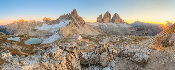 Drei Zinnen in Südtirol Panorama von Michael Valjak