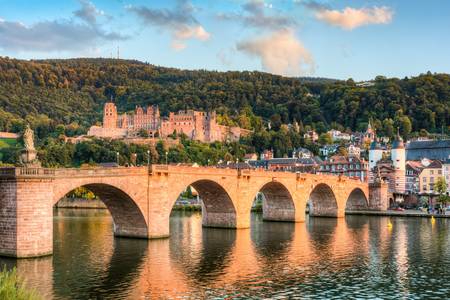 Heidelberg Alte Brücke und Schloss