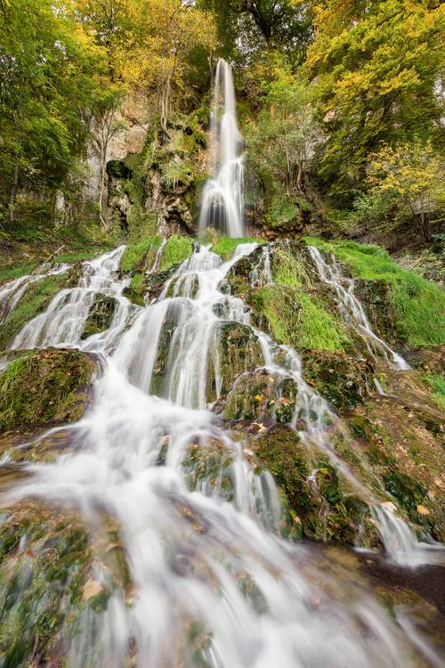 Uracher Wasserfall Schwäbische Alb von Michael Valjak