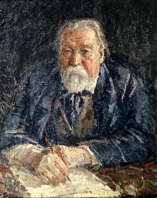 Portrait of the Composer Michail Ippolitov-Ivanov (1859-1935) 1934 (oil on canvas) von Michail Fyodorovich Shemyakin