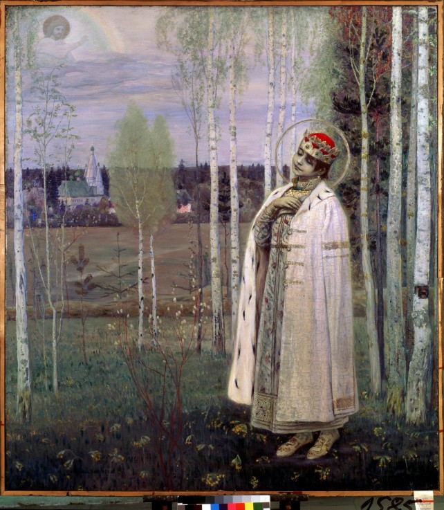 Heiliger Zarewitsch Dimitri von Michail Wassiljew. Nesterow