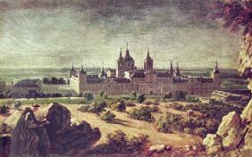 Blick auf das Kloster Escorial 1723