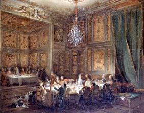 Dinner of the Prince of Conti (1717-76) in the Temple 1766