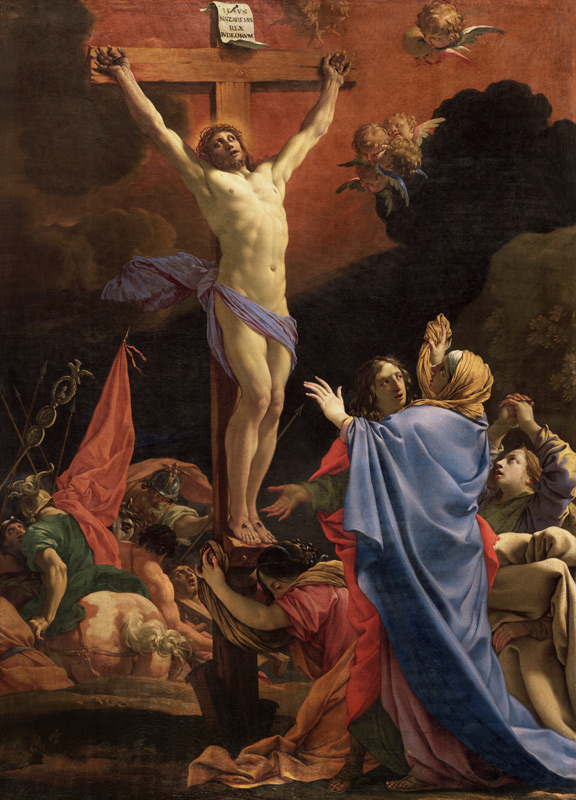 Christ on the Cross von Michel Dorigny