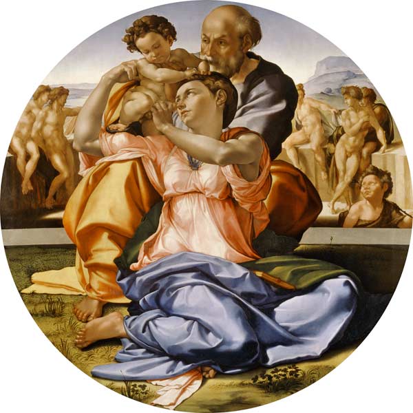 Hl. Familie von Michelangelo (Buonarroti)