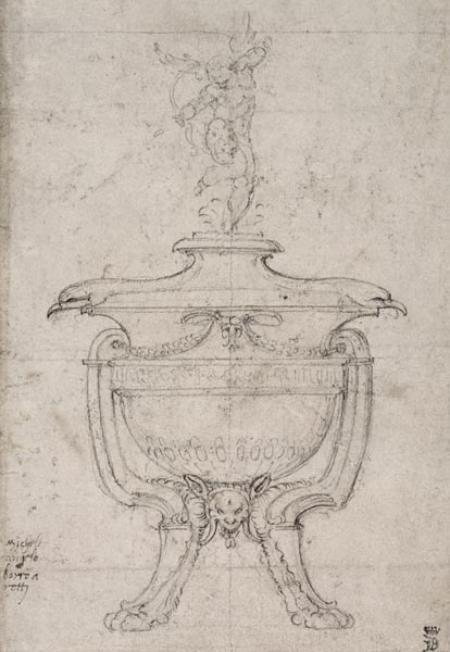 W.66 Decorative urn von Michelangelo (Buonarroti)
