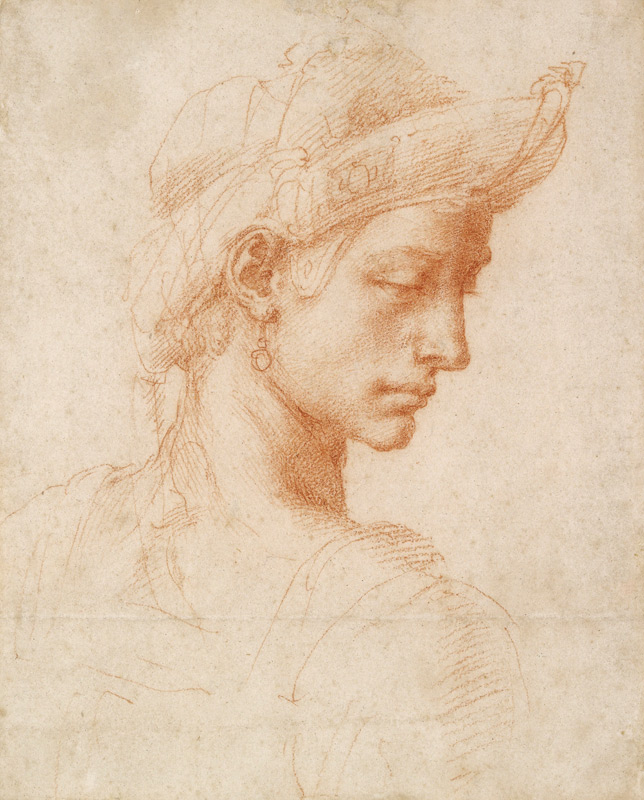 Ideal Head von Michelangelo (Buonarroti)