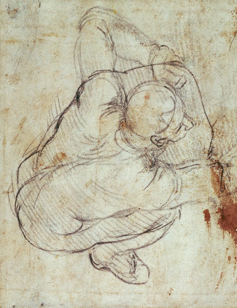 Study for the Last Judgement von Michelangelo (Buonarroti)