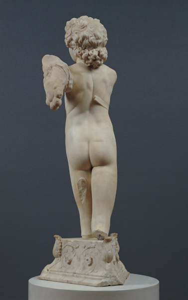 Back view of the 'Manhattan' Cupid von Michelangelo (Buonarroti)