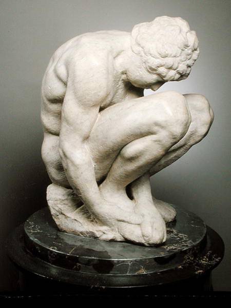 Crouching Boy von Michelangelo (Buonarroti)