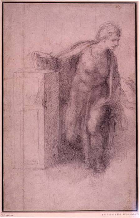 Figure Study von Michelangelo (Buonarroti)