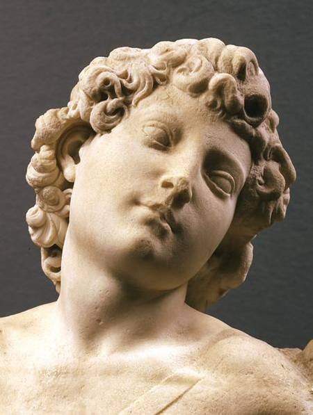Head of the 'Manhattan' Cupid von Michelangelo (Buonarroti)