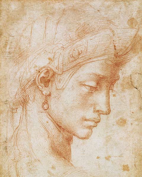 Idealgesicht von Michelangelo (Buonarroti)