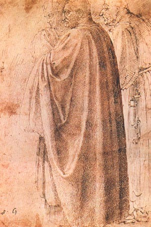 Kopie nach Masaccios Sagra del Carmine von Michelangelo (Buonarroti)