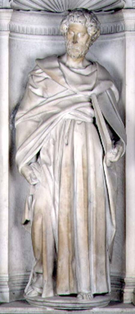 St. Peter, from the Piccolomini altar von Michelangelo (Buonarroti)