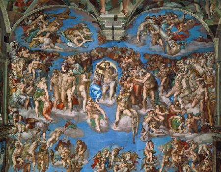 Sistine Chapel: The Last Judgement, 1538-41 (pre-restoration)