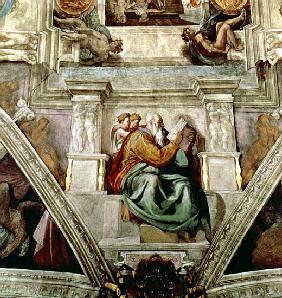 Sistine Chapel Ceiling, 1508-12 (detail of 177197)