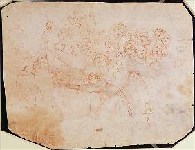 Study for the Massacre of the Innocents (for verso see 191770)